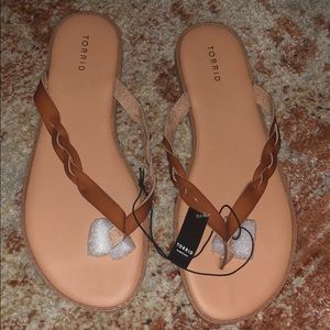 Braided Flipflop Sandle Torrid 12.5 W